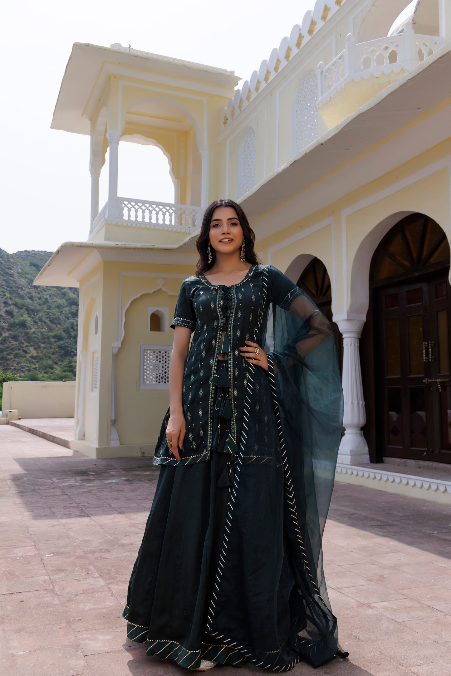 Mountain Green Lehenga Set