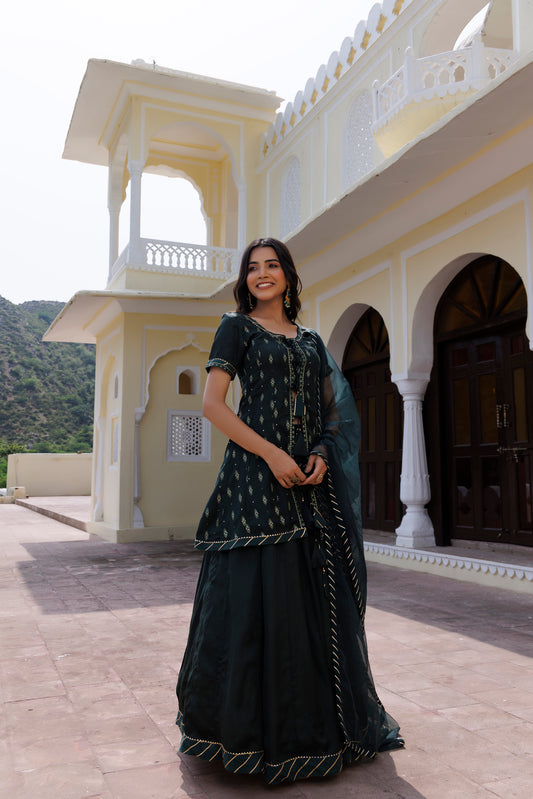 Mountain Green Lehenga Set