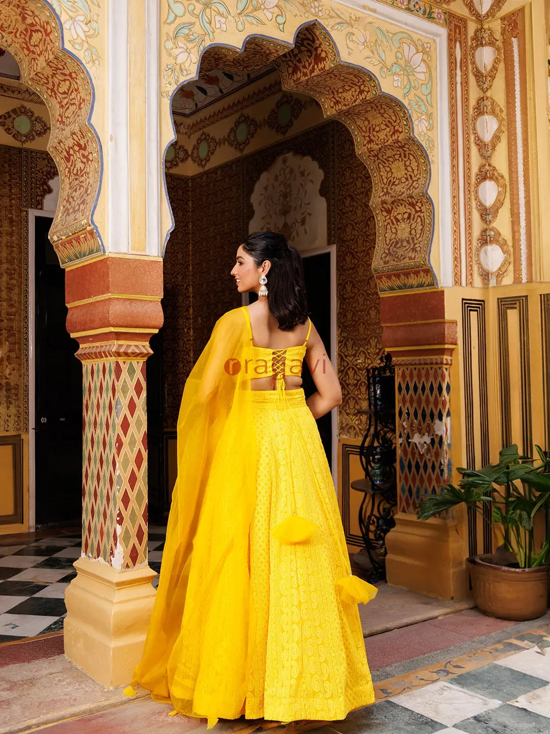Sunstruck Chikankari Lehenga Set - Ragavi