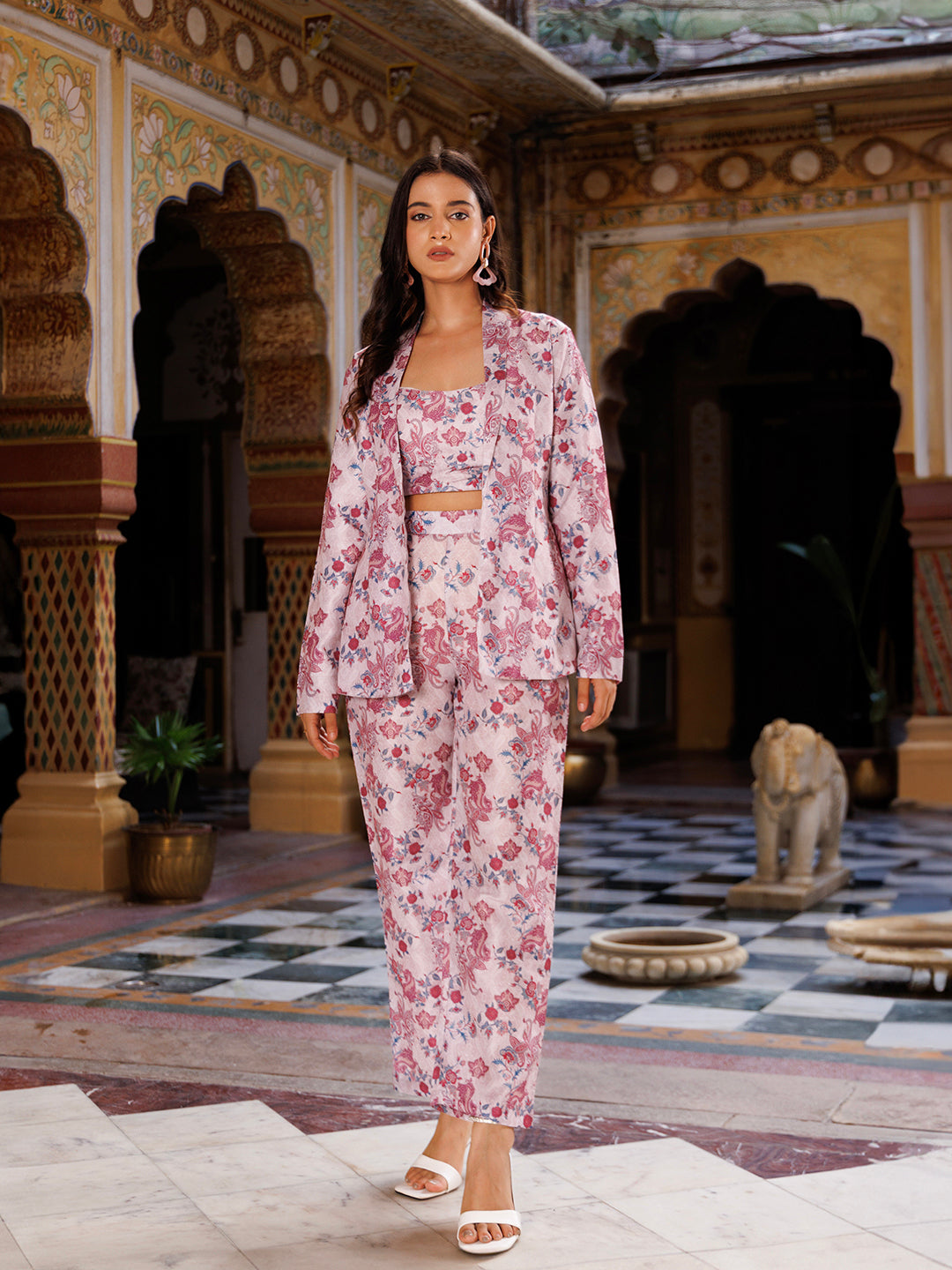 Veiled Rose Pink Co- Ord Set