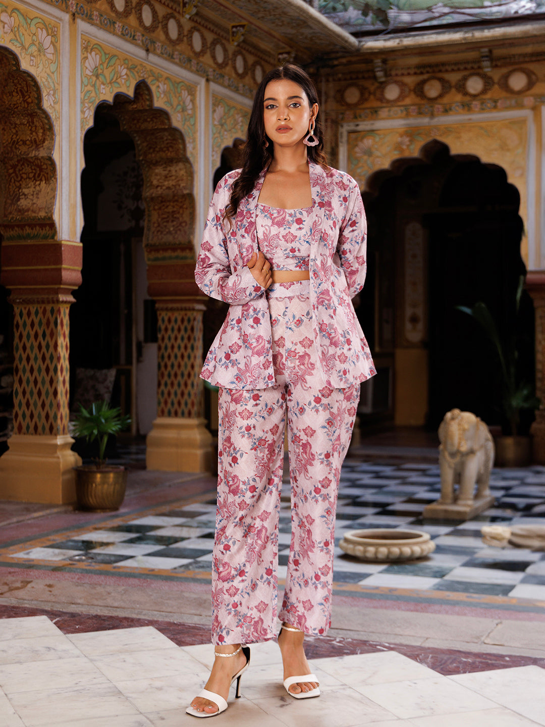 Veiled Rose Pink Co- Ord Set