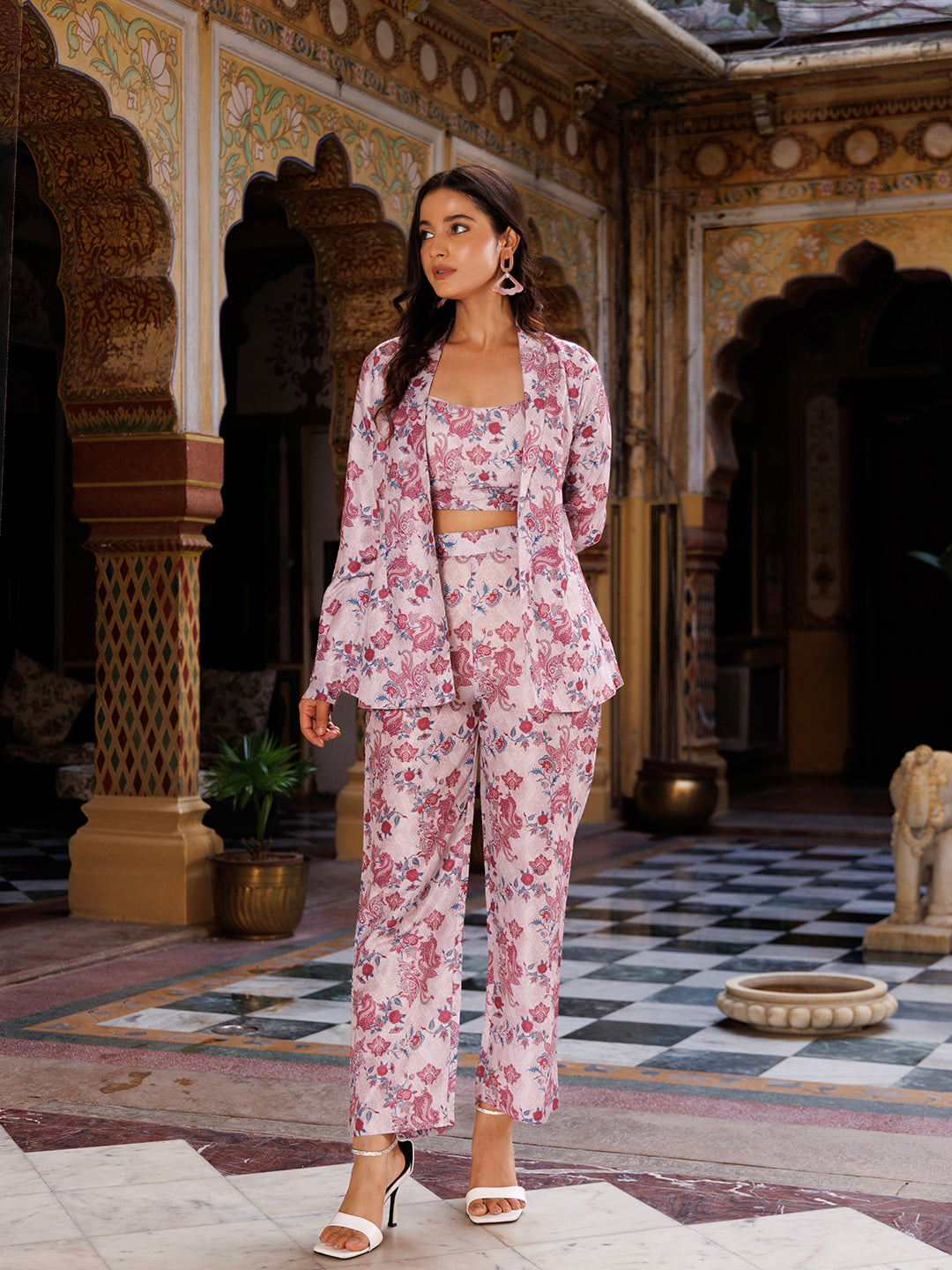 Veiled Rose Pink Co- Ord Set