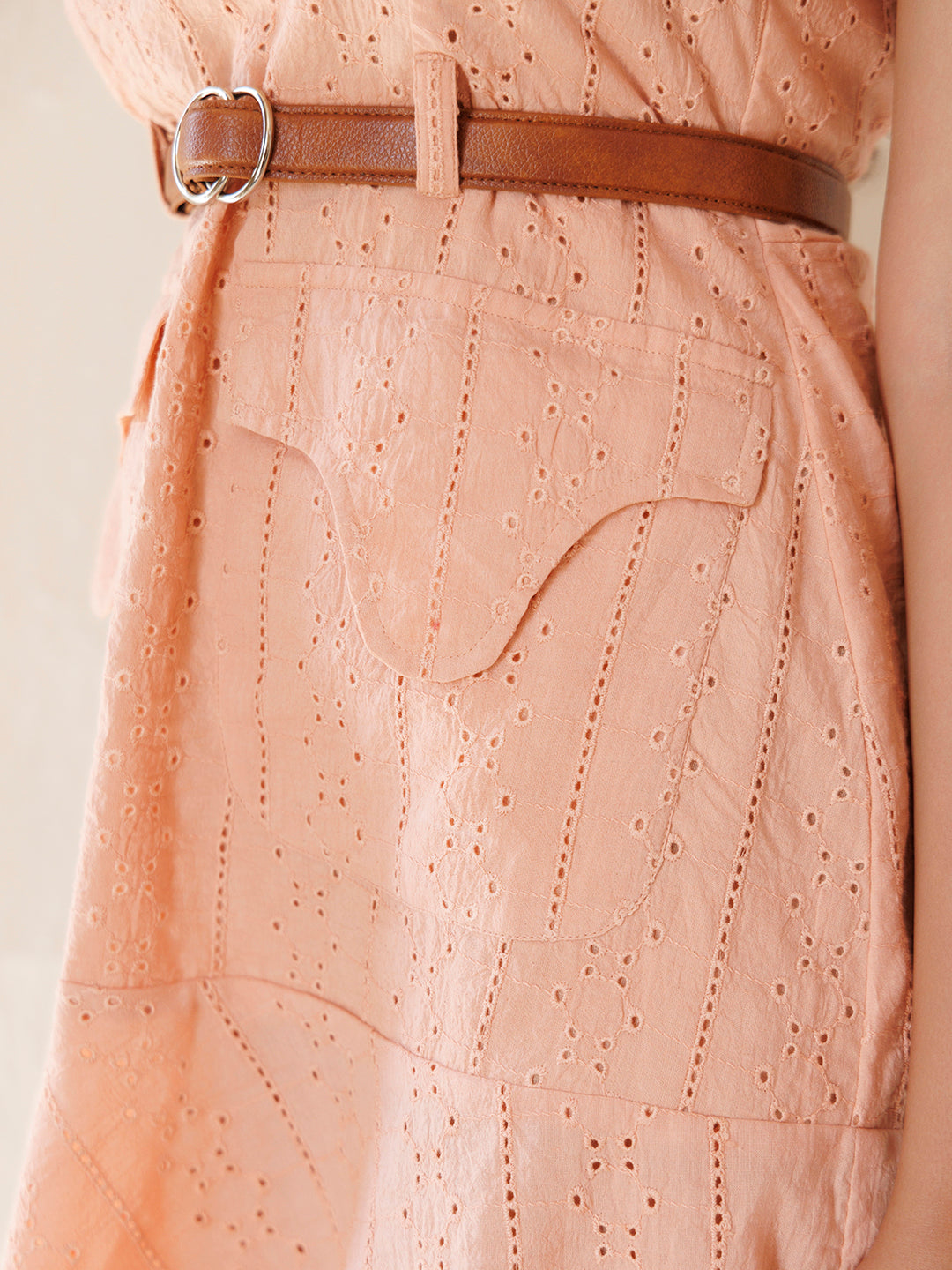 Nude Phoenix Cotton Schiffli Dress