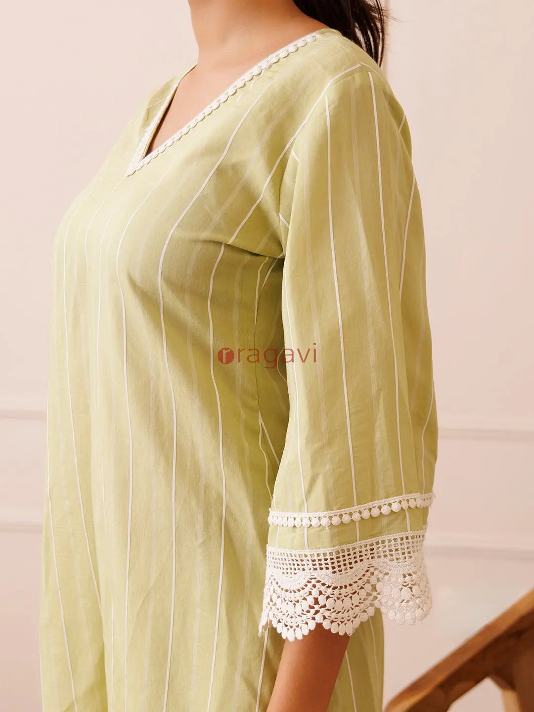 Seafoam Green Suit Set - Ragavi