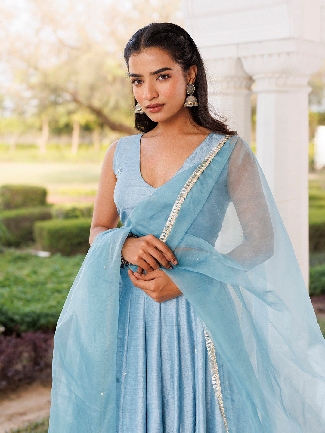 Coastal Blue Lehenga Set