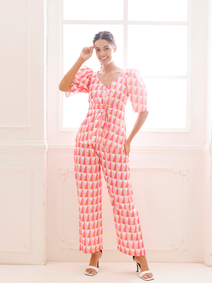 Procelain Rose Pink Co-ord Set