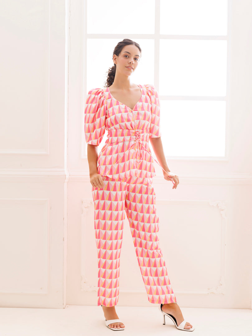 Procelain Rose Pink Co-ord Set
