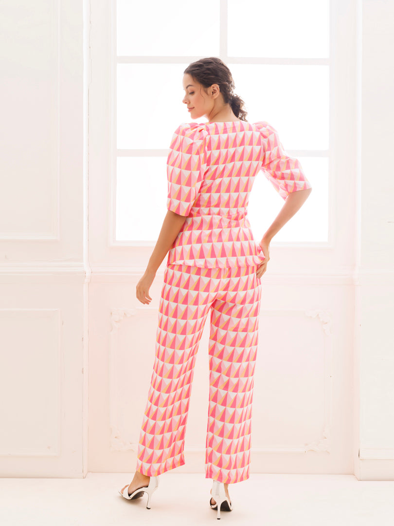 Procelain Rose Pink Co-ord Set