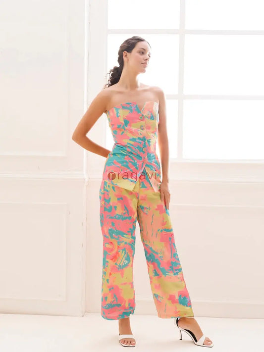 Pastel Splash Co-ord Set - Ragavi