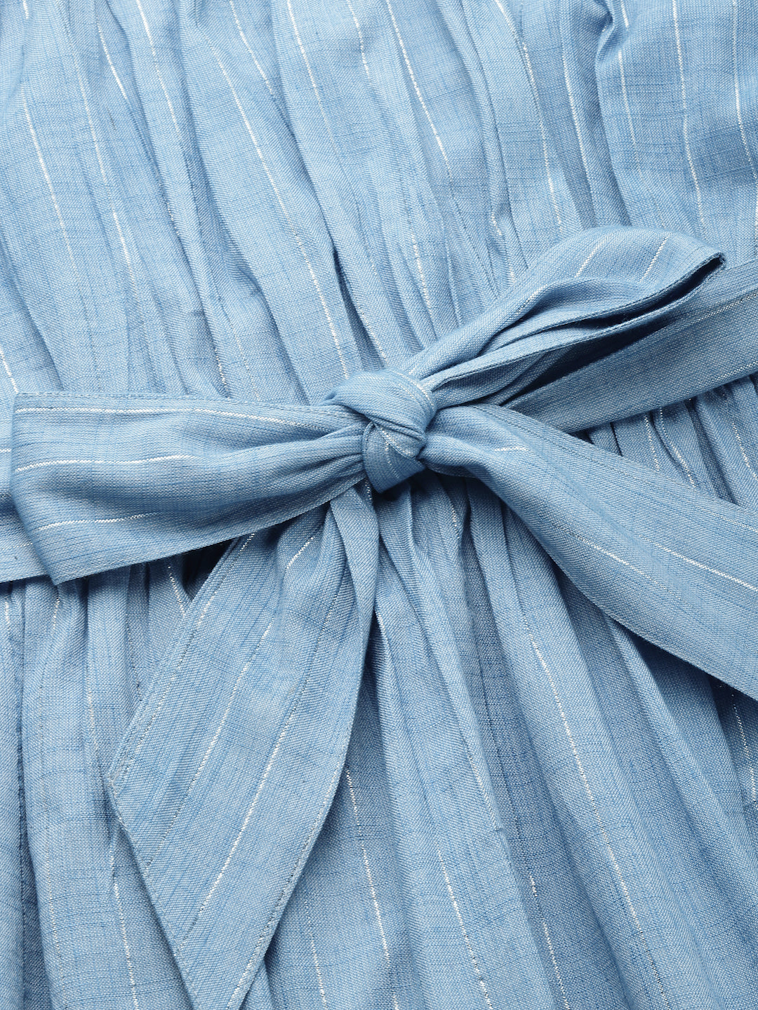Denim Blue Lurex Dress