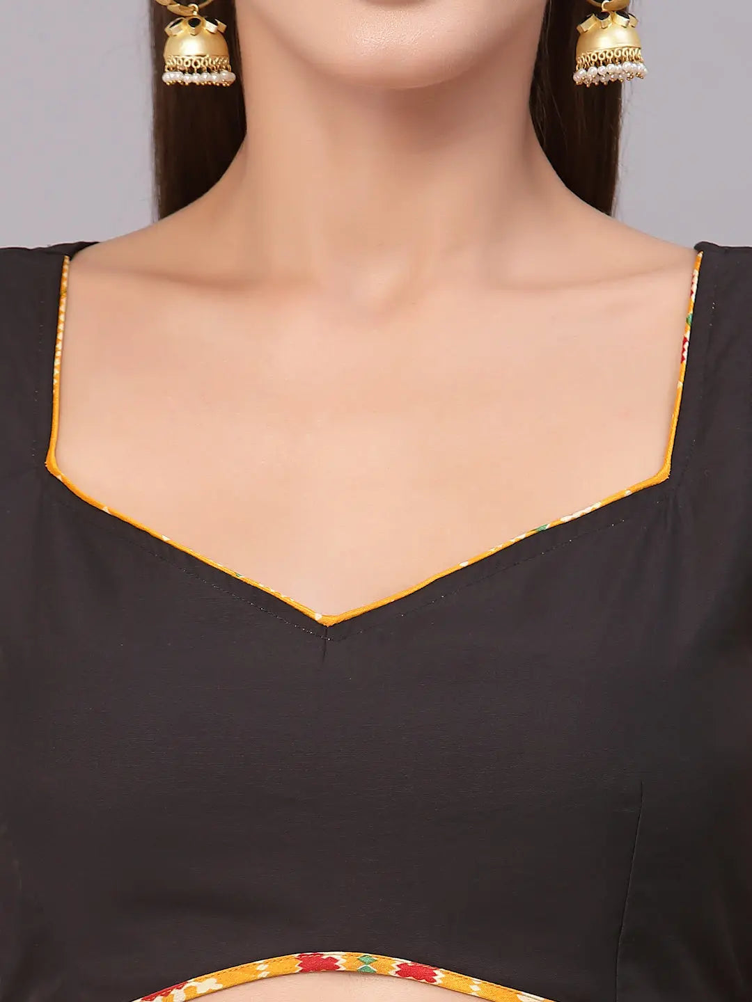 Amber Yellow Patola Co-ord Set Ragavi