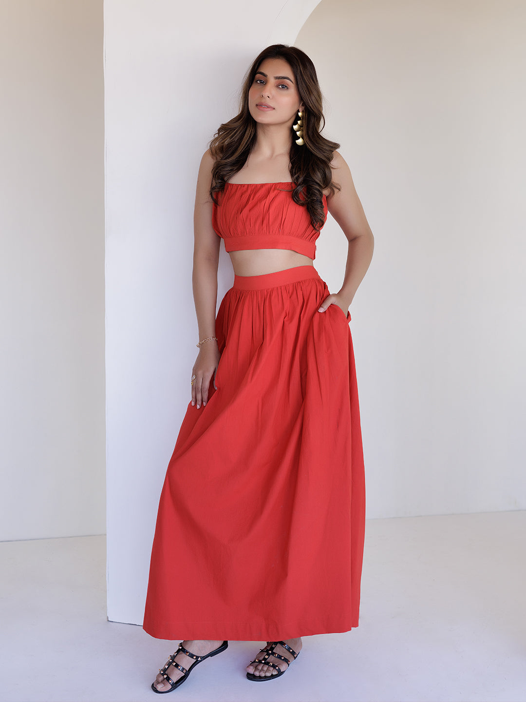 Aurora Red Co-Ord Set