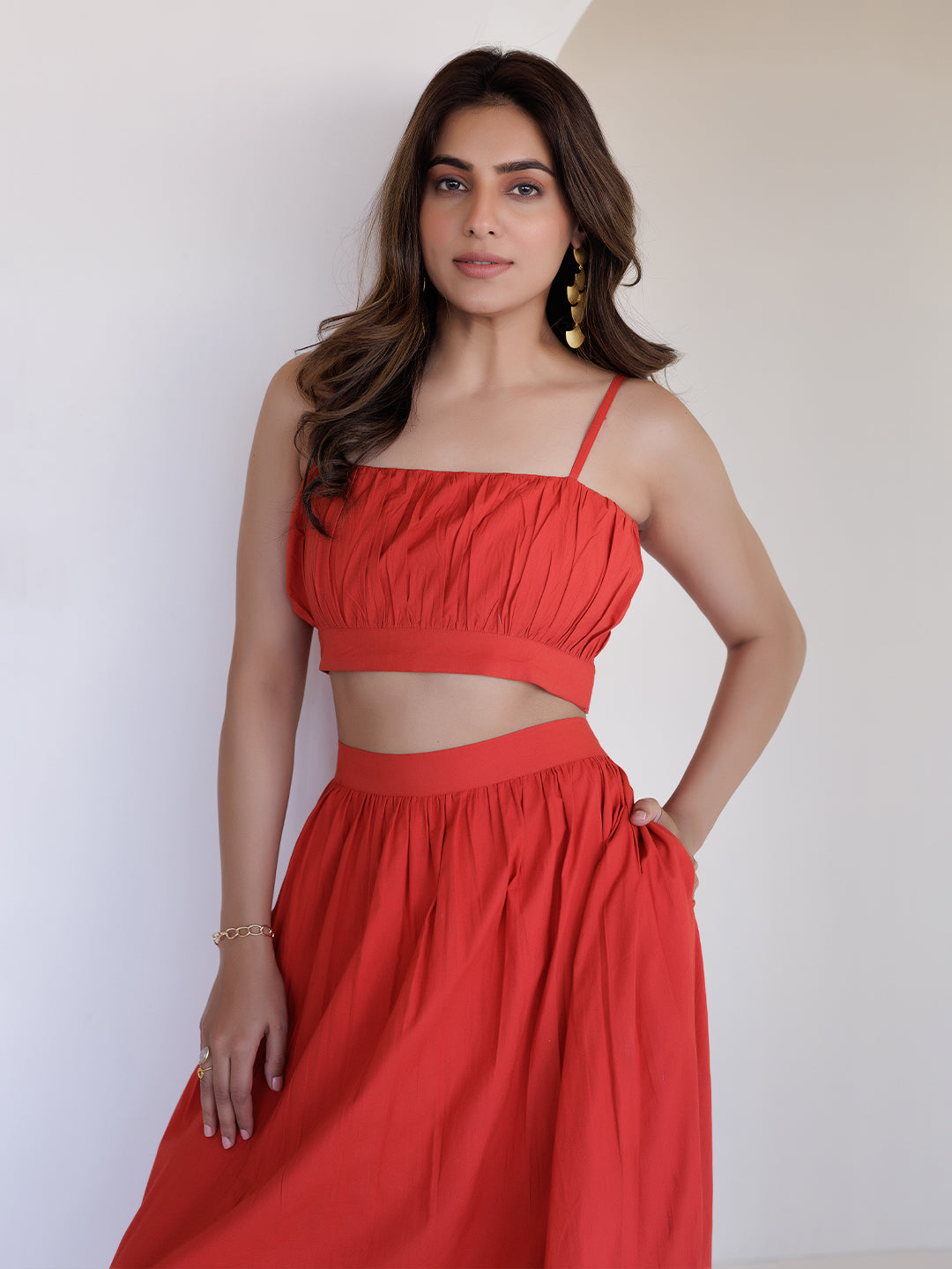 Aurora Red Co-Ord Set