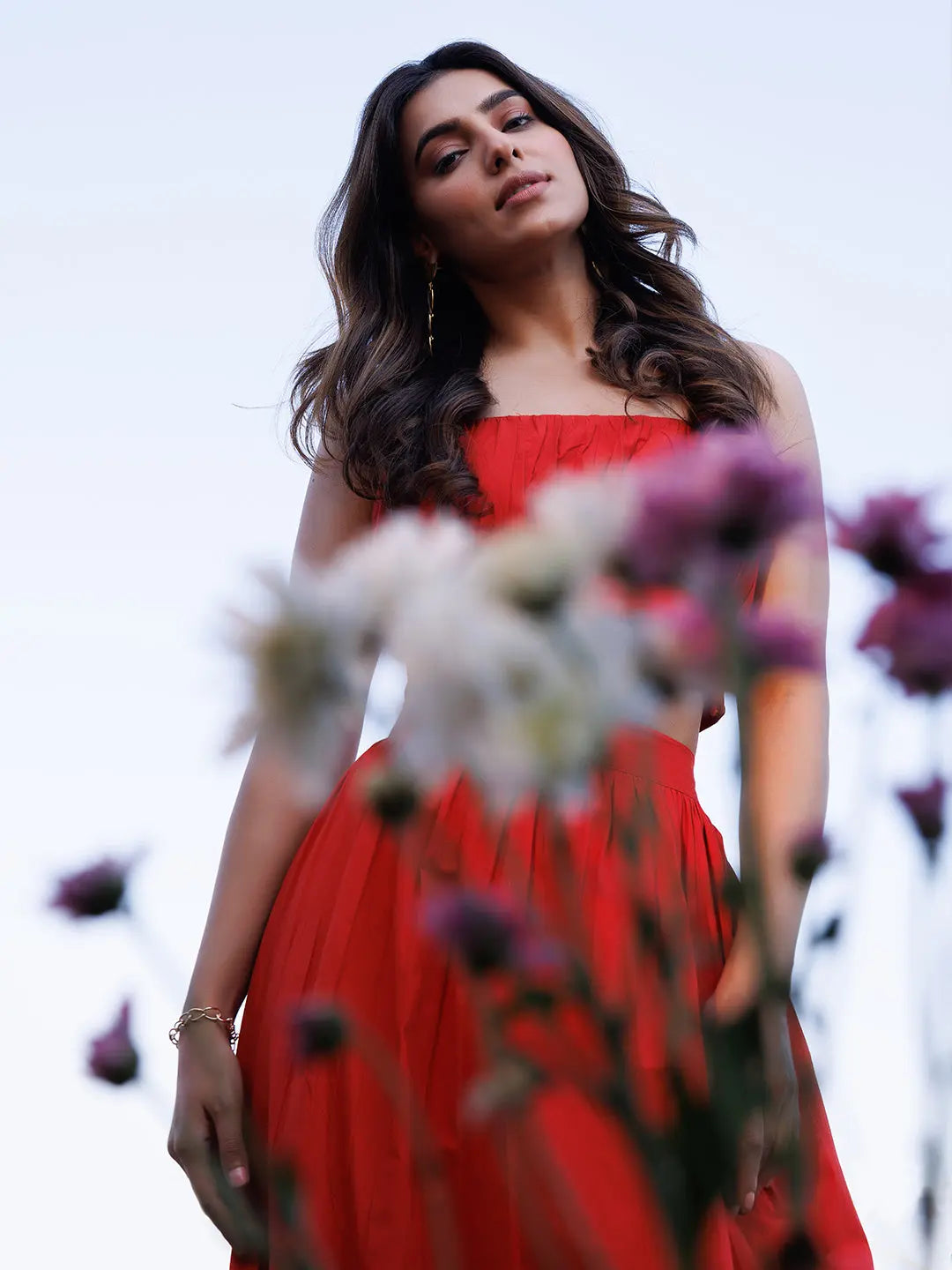 Aurora Red Co-Ord Set Ragavi
