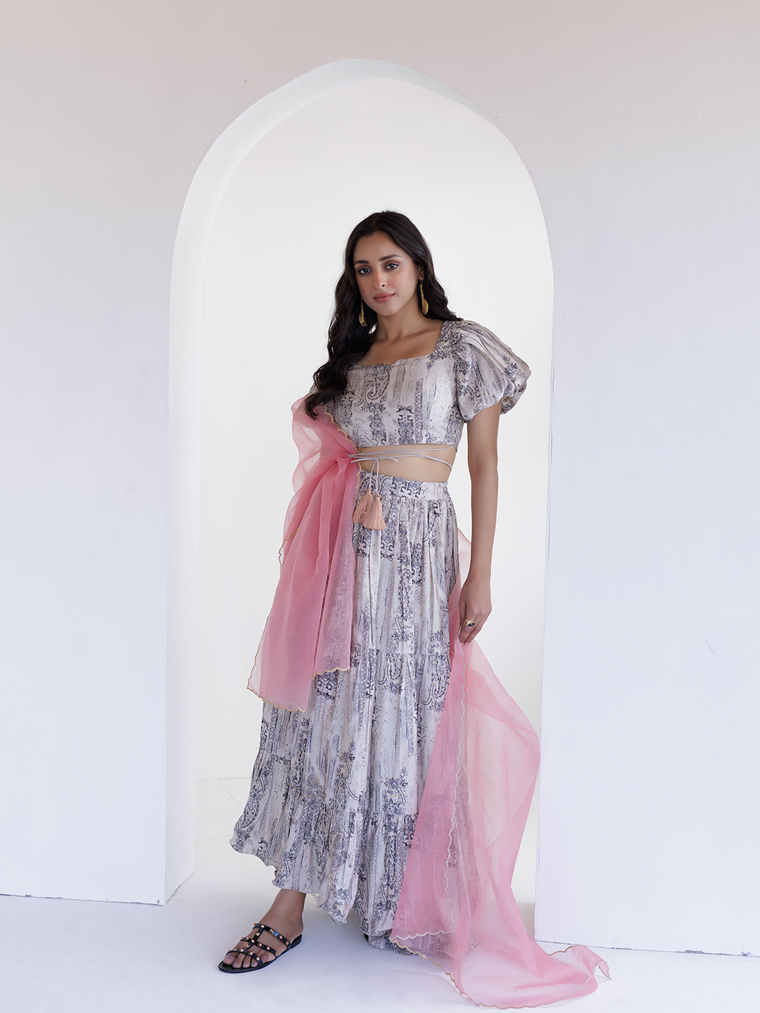 Belgian Scarf Printed Co-Ord Set