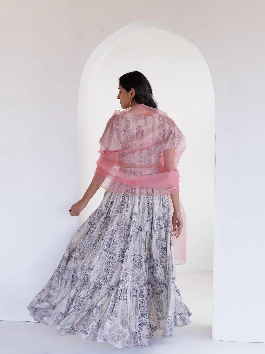 Belgian Scarf Printed Co-Ord Set Ragavi