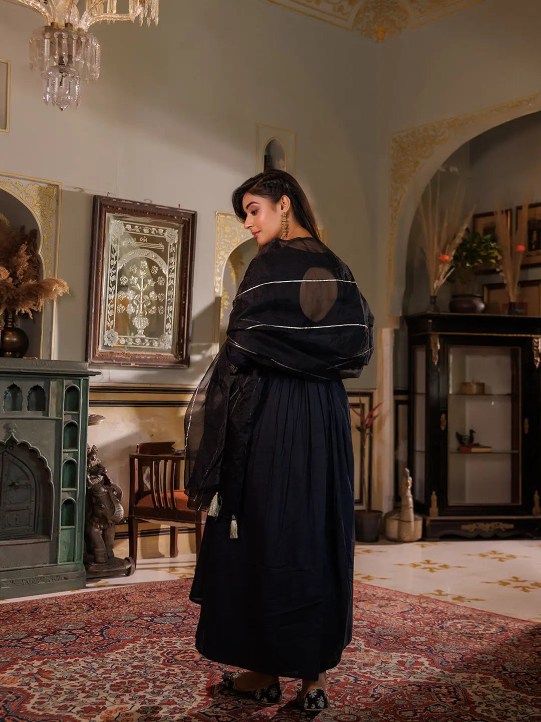 Black Kurta Set Ragavi