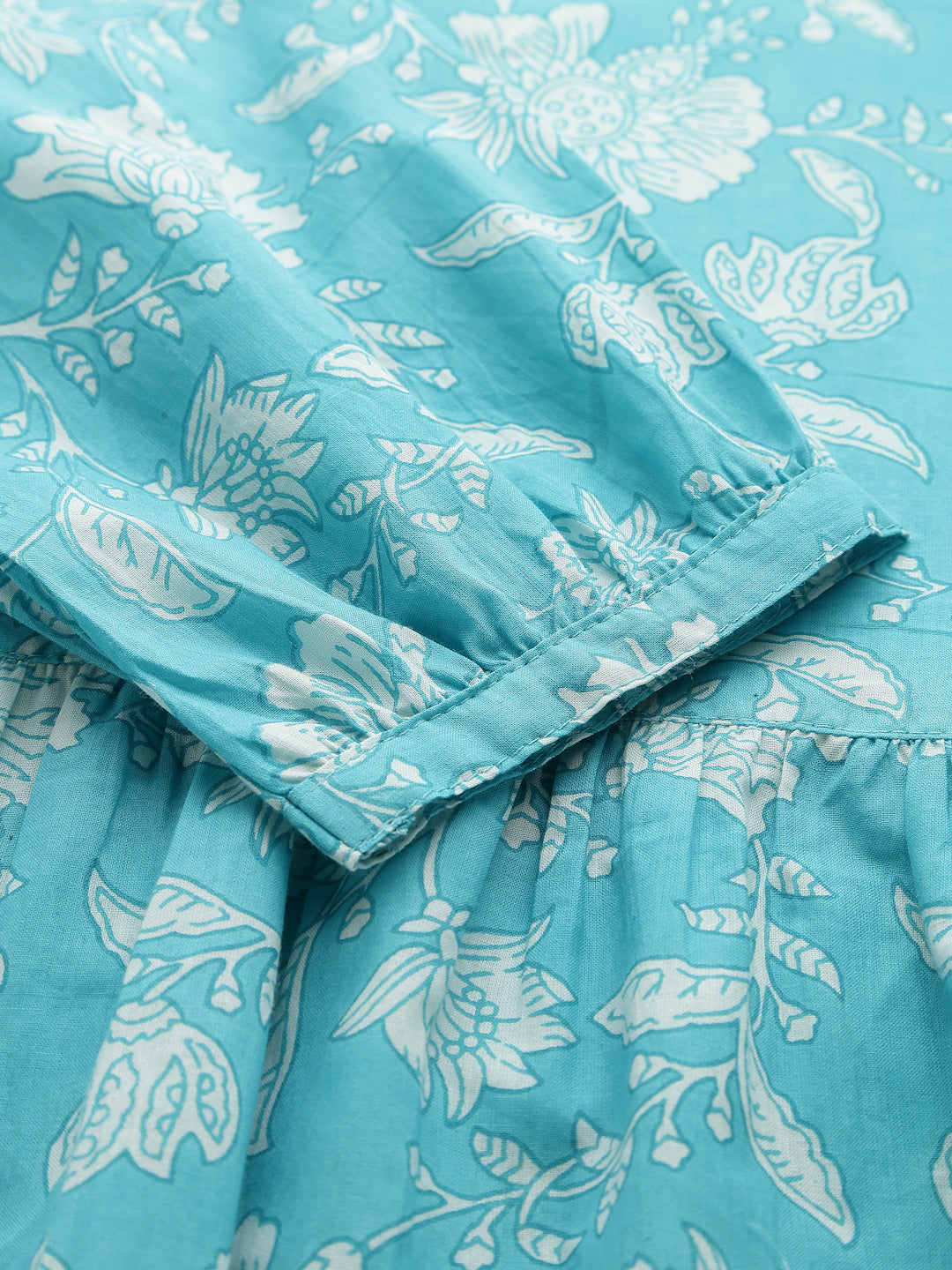Diana Blue Peplum Pyjama Set