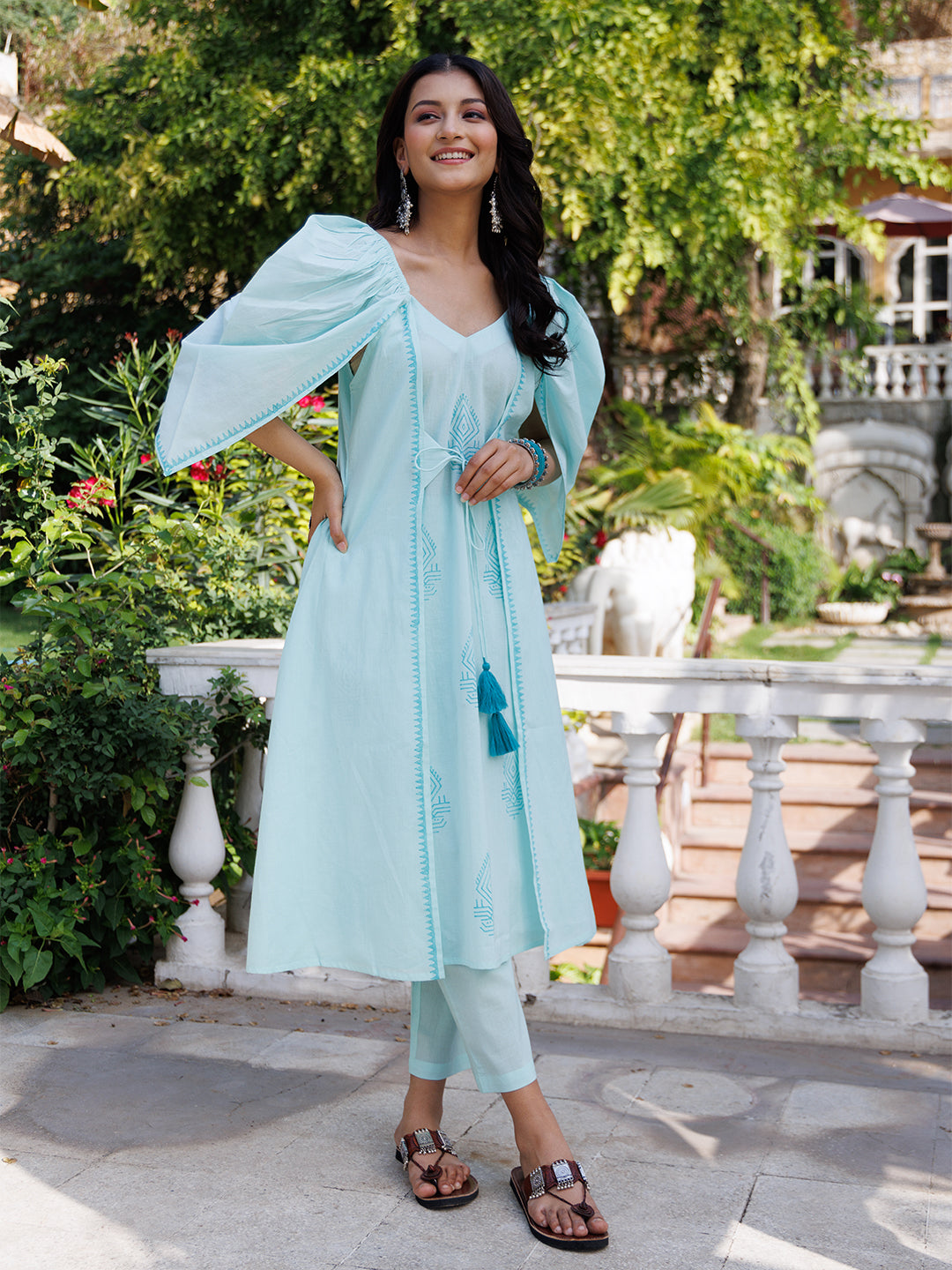 Glacier Blue Kurta Set