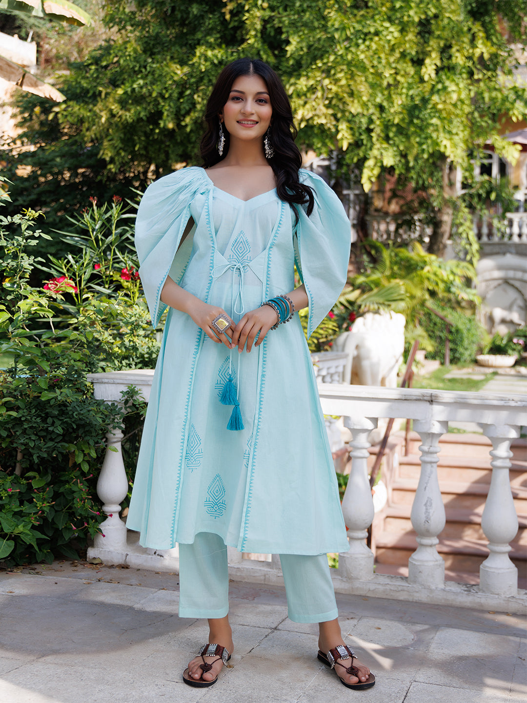 Glacier Blue Kurta Set