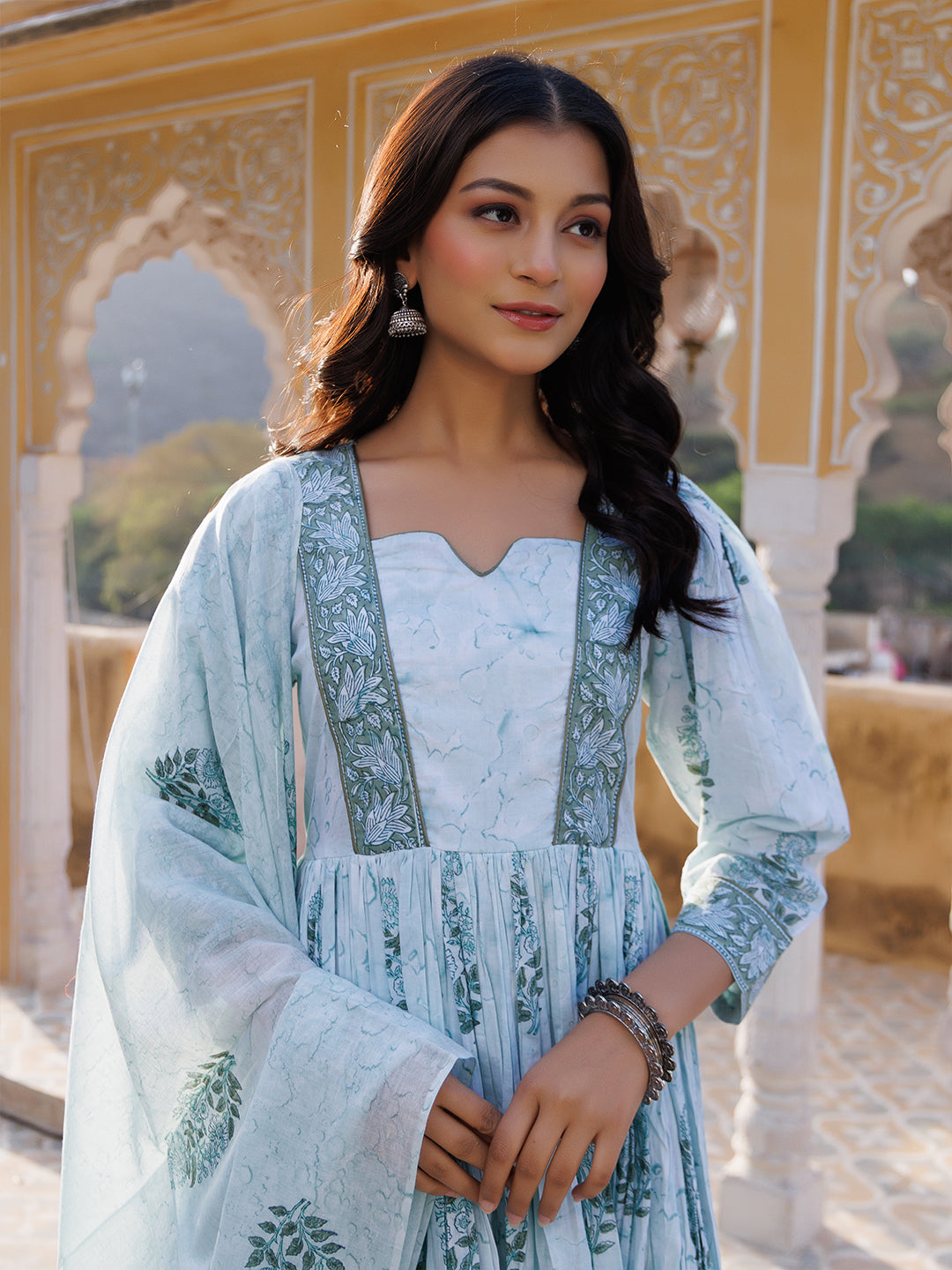 Glacier Green Kurta Set