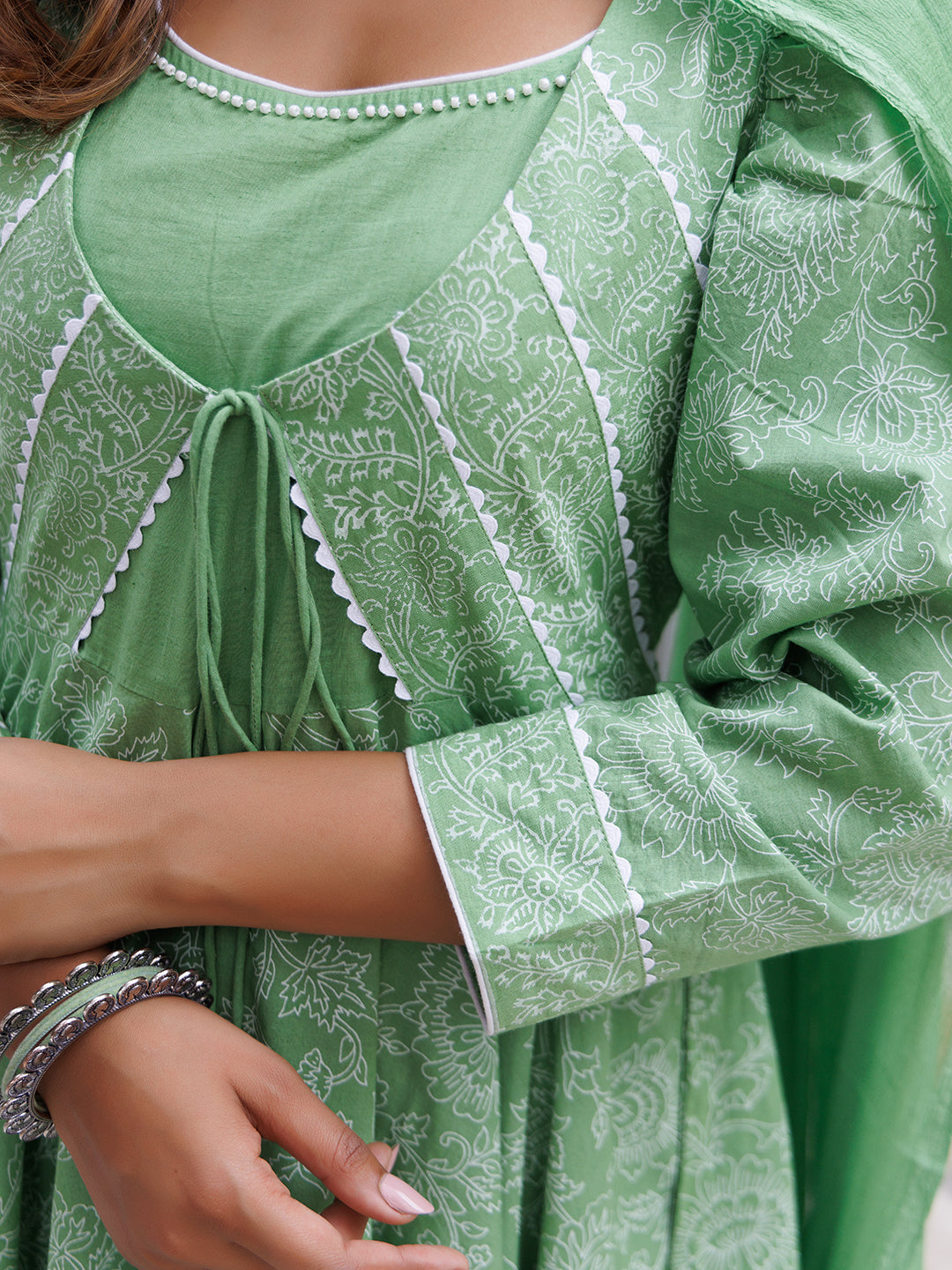 Green Tea Kurta Set