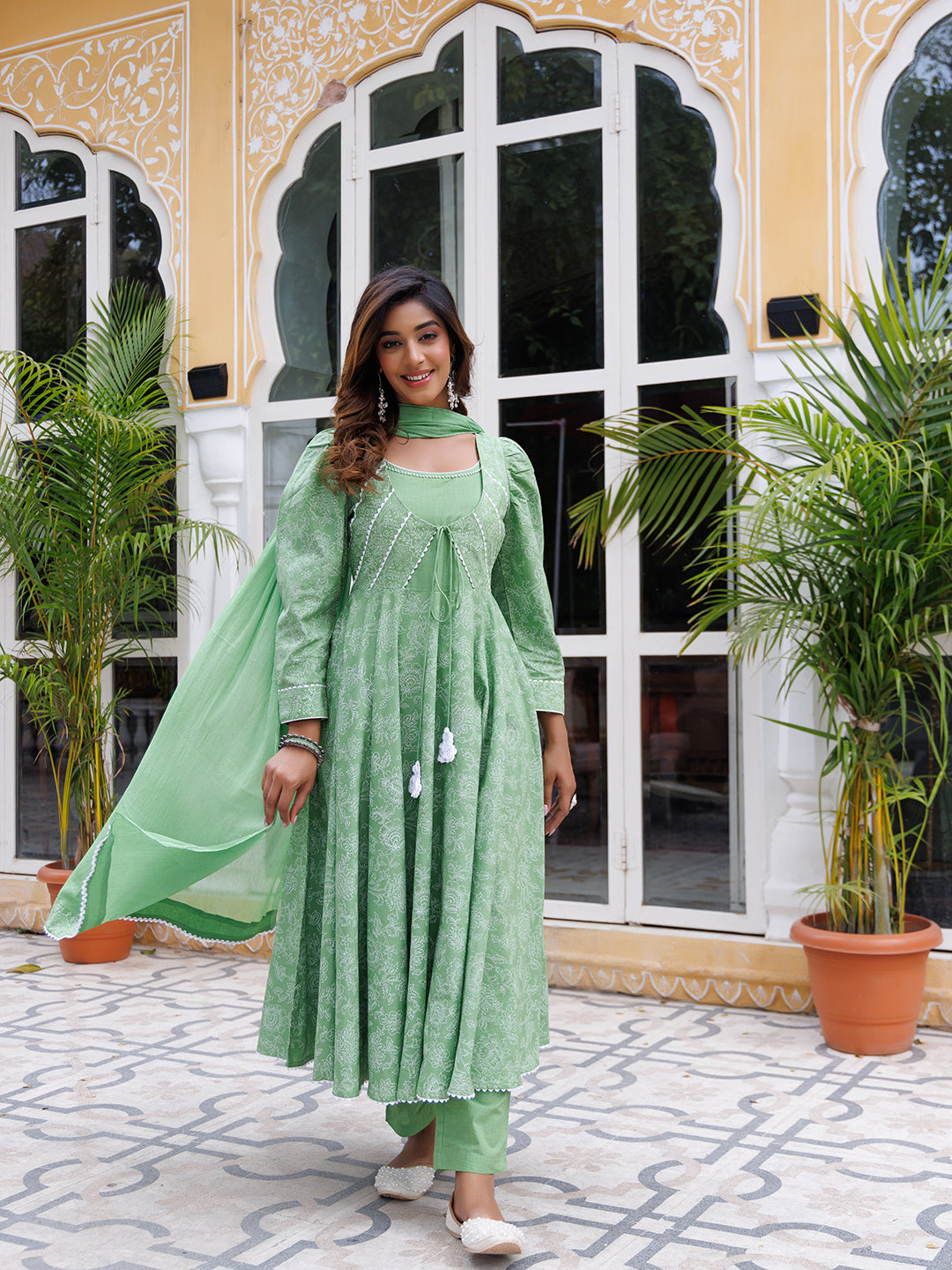 Green Tea Kurta Set