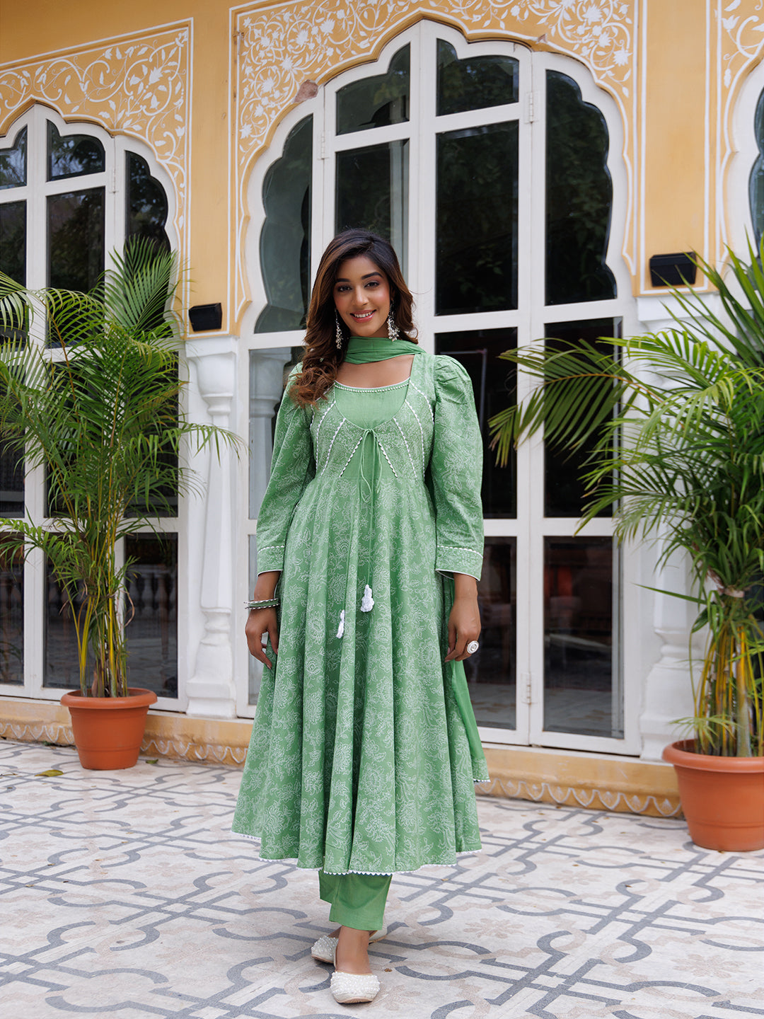 Green Tea Kurta Set