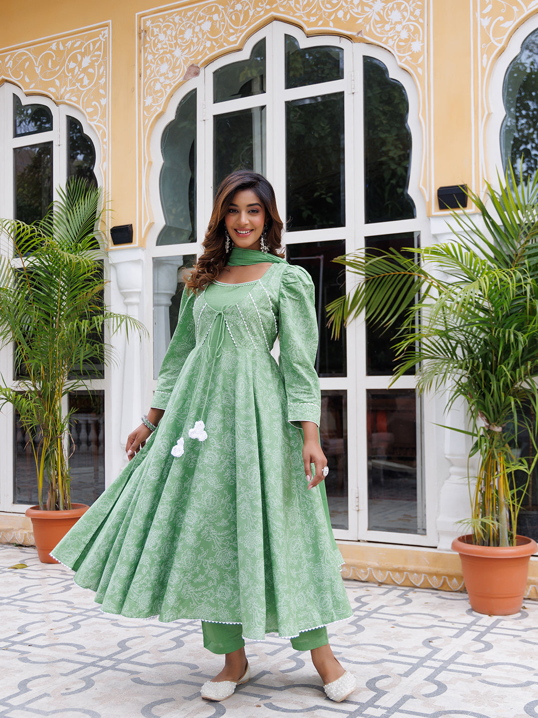 Green Tea Kurta Set