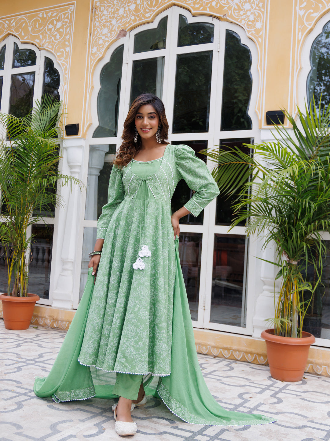 Green Tea Kurta Set