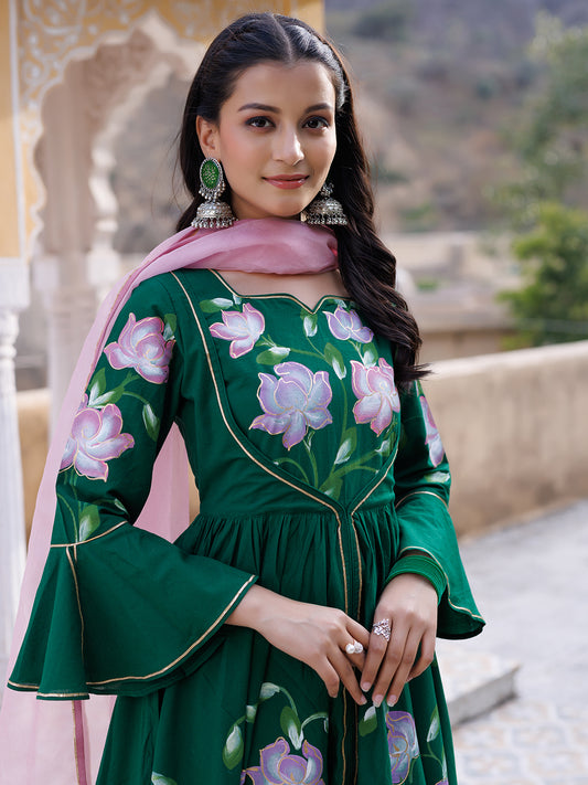 Greenjacket Brushpaint Kurta Set