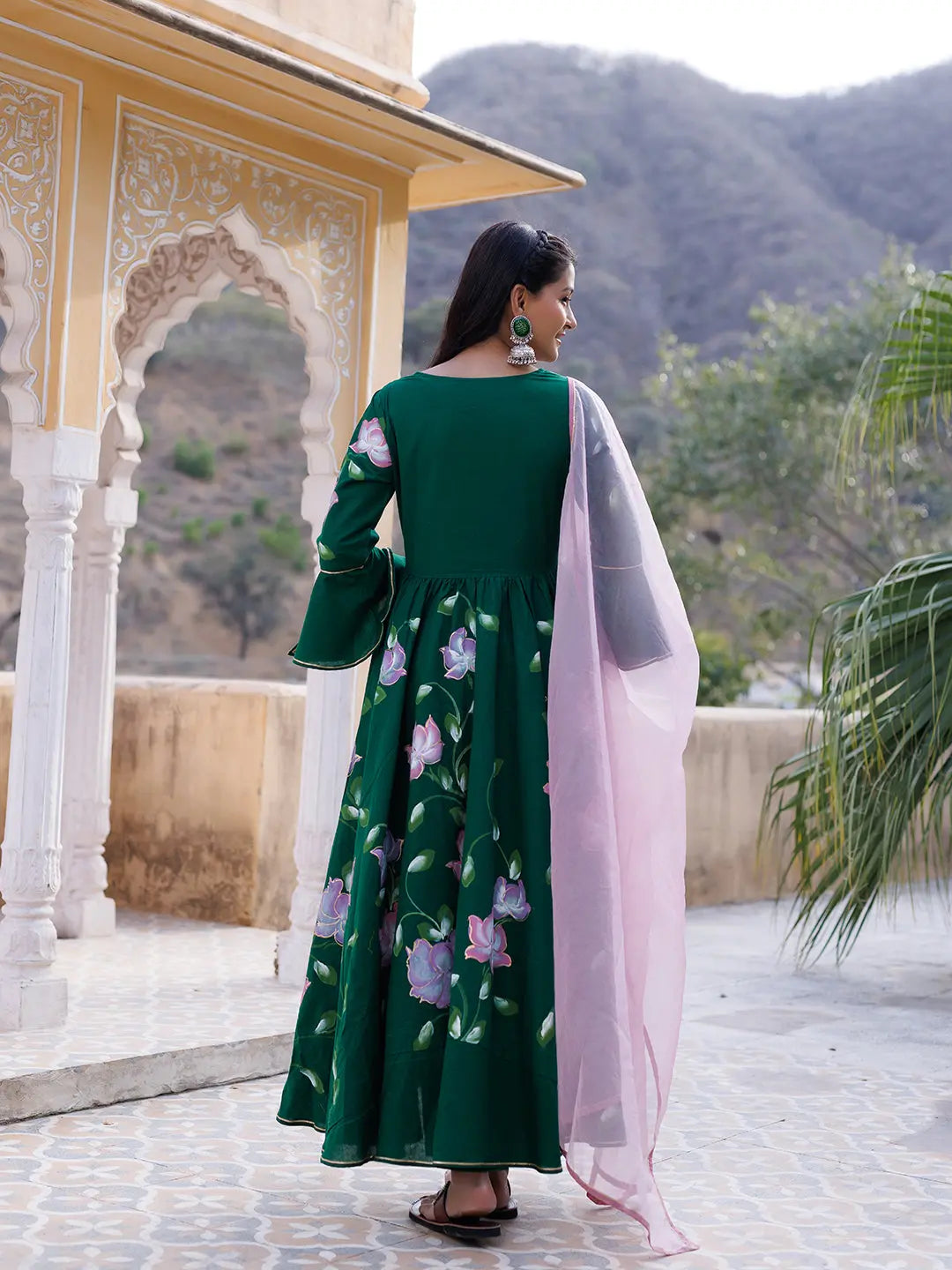 Greenjacket Brushpaint Kurta Set Ragavi