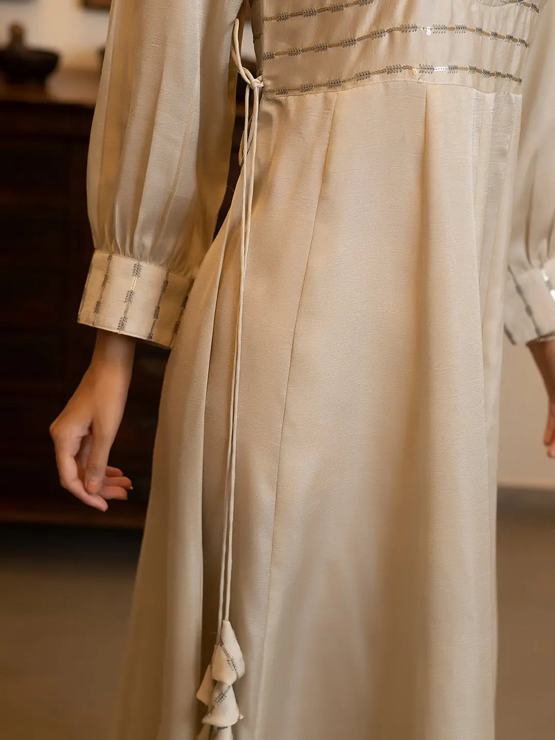 Kayla Silver Dress Ragavi