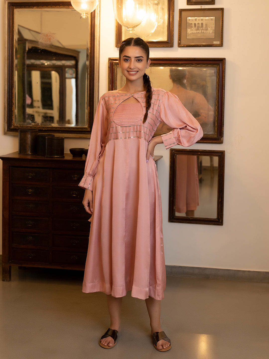 Kayla Pink Dress