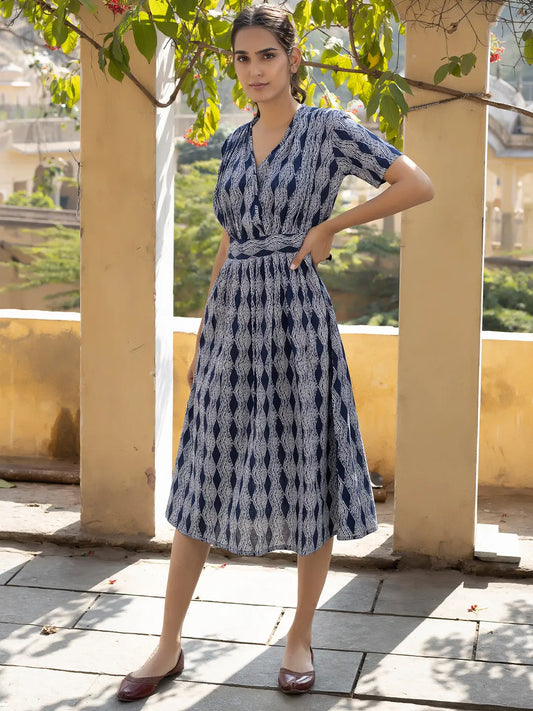 Marie Indigo Dress Ragavi
