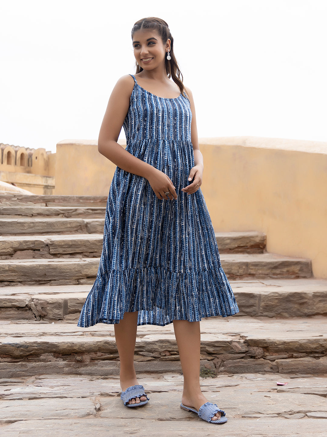 Lily Indigo Dress