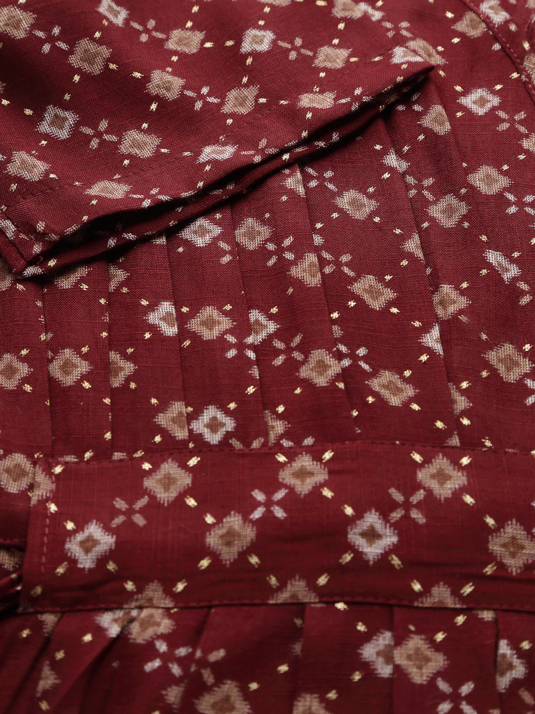 Marie Maroon Dress