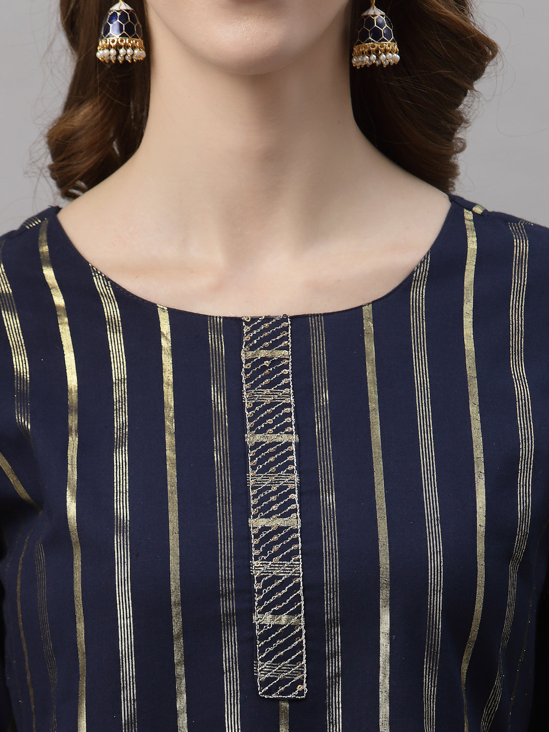 Mehak Blue Tiered Kurta