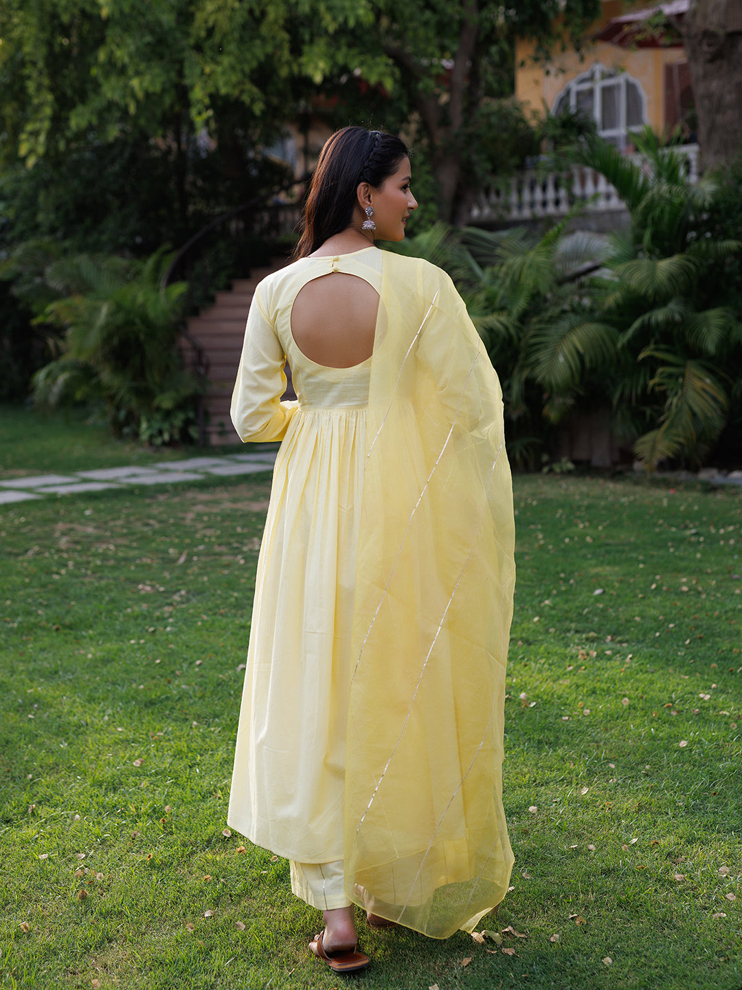 Pale Banana Kurta Set