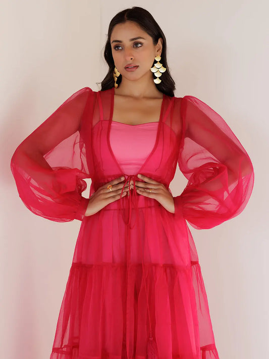 Pink Cosmos Co-Ord Set Ragavi