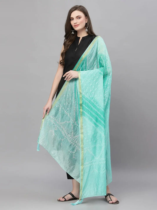 Ragavi Aqua Bandhej Dupatta Ragavi
