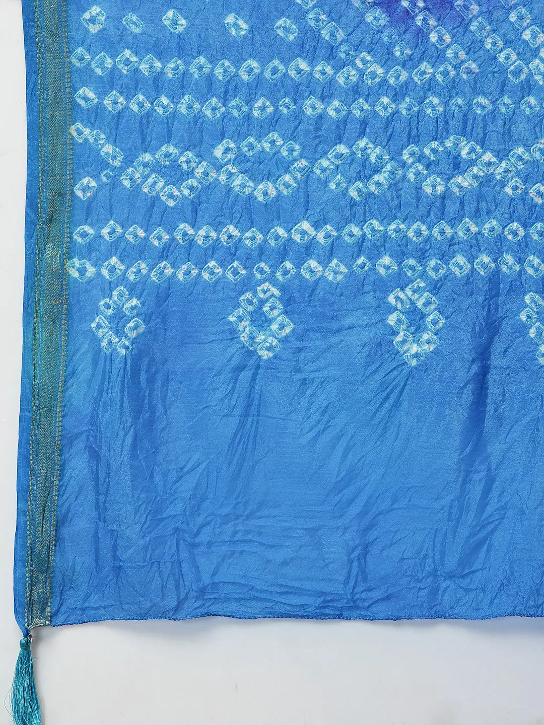 Ragavi Sky Blue Bandhej Dupatta Ragavi