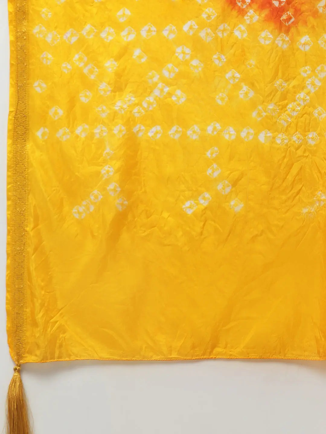 Ragavi Yellow Bandhej Dupatta Ragavi