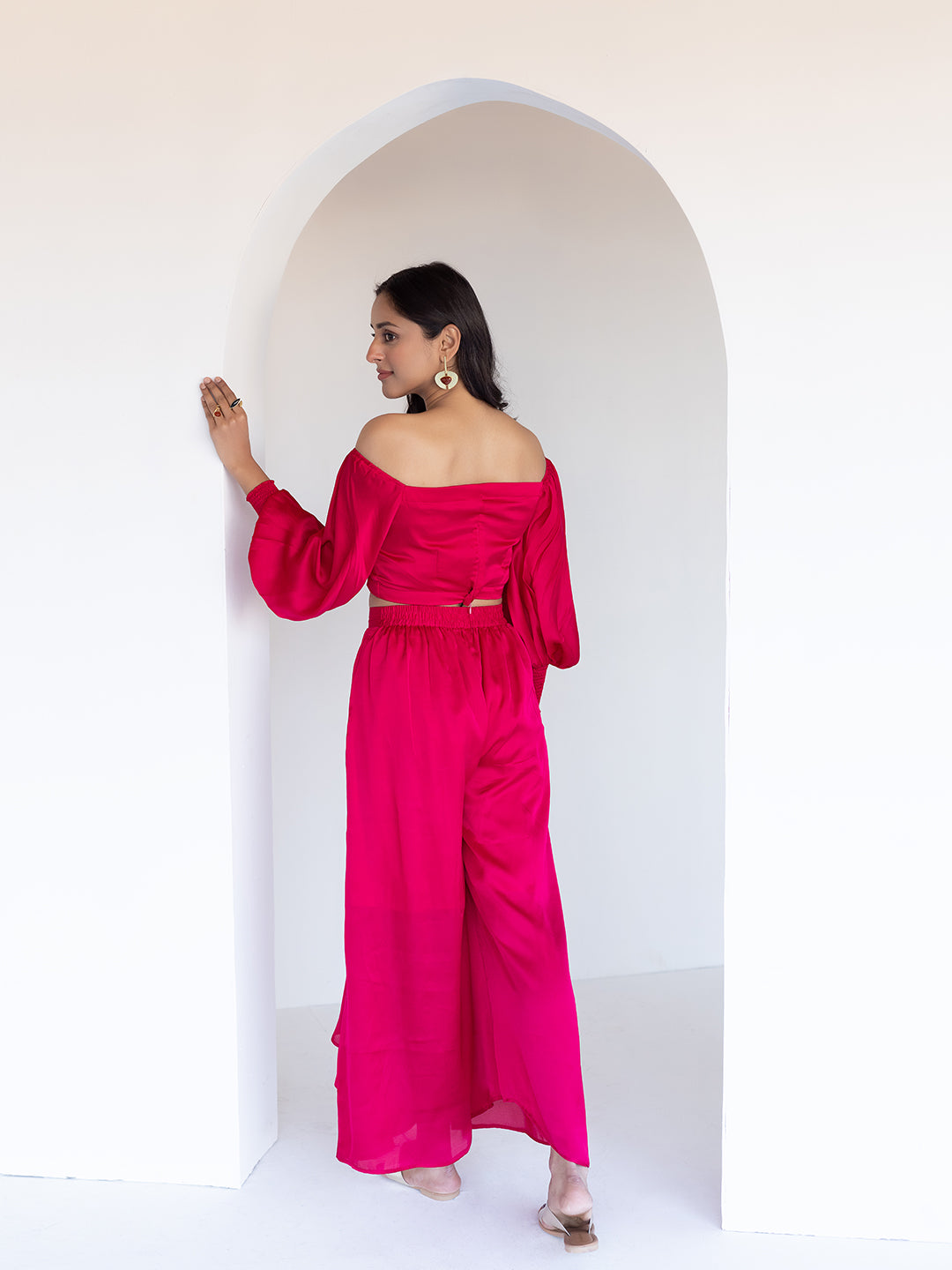 Rose Silk Co-Ord Set