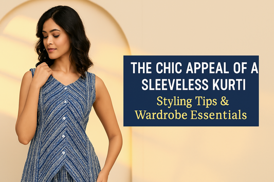 The Chic Appeal of a Sleeveless Kurti: Styling Tips & Wardrobe Essentials