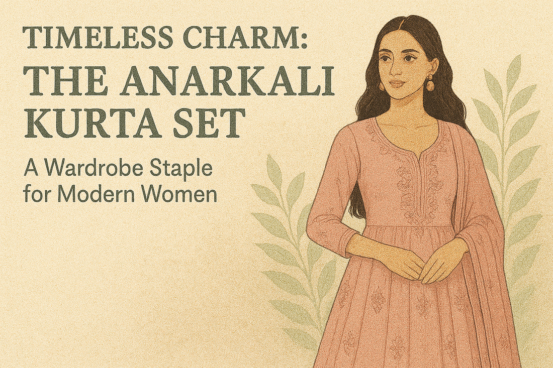 Timeless Charm: The Anarkali Kurta Set, A Wardrobe Staple for Modern Women