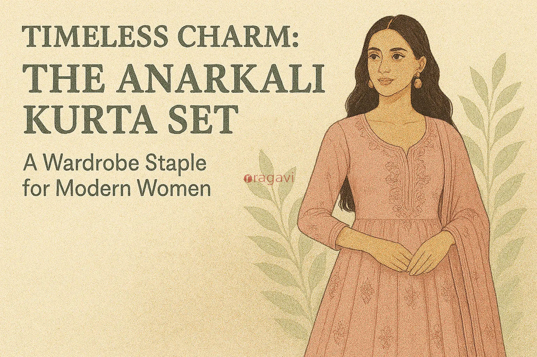 Timeless Charm: The Anarkali Kurta Set, A Wardrobe Staple for Modern Women Ragavi