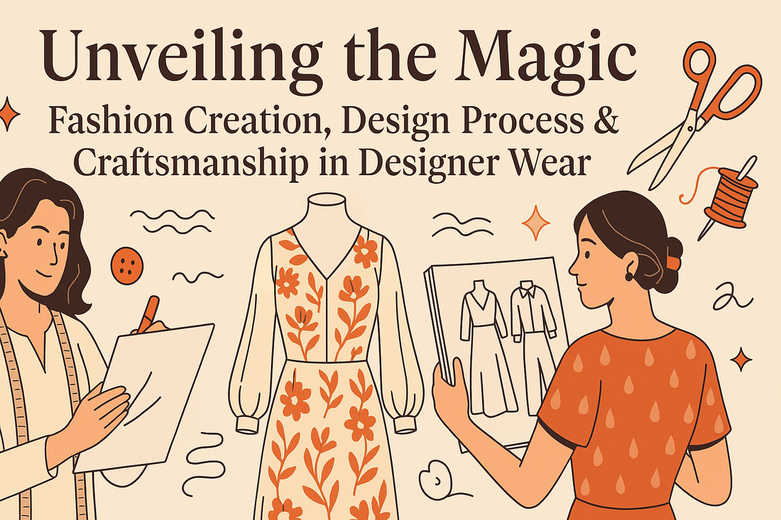 Unveiling the Magic: Fashion Creation, Design Process & Craftsmanship in Designer Wear
