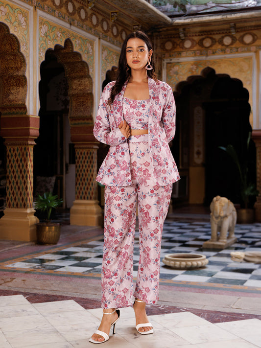 Veiled Rose Pink Co- Ord Set