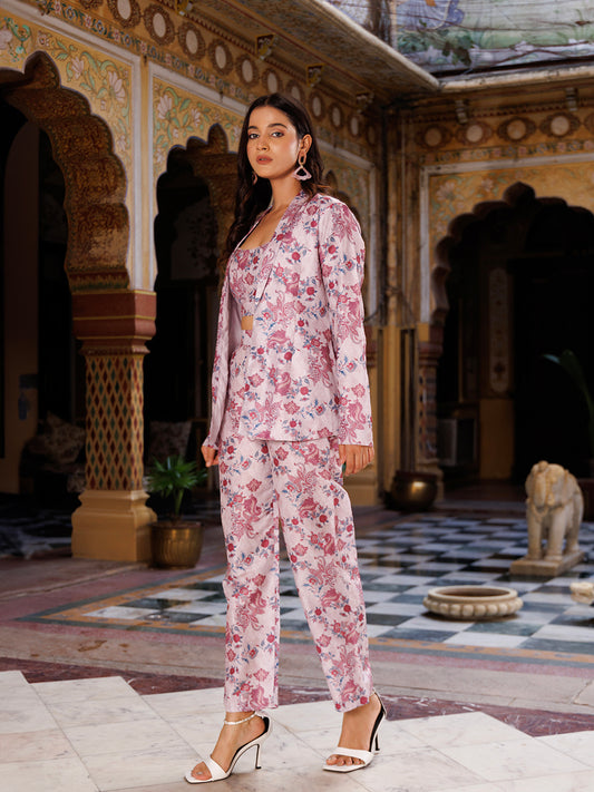 Veiled Rose Pink Co- Ord Set